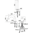 Смеситель Paffoni Light LIG040LCR на борт ванны, хром