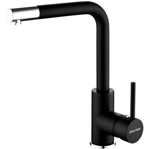 Смеситель Paulmark Honner Ho212018-401TB для кухонной мойки, антрацит
