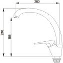 Смеситель Raiber Davis R3105 для кухонной мойки