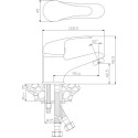 Смеситель Rossinka Y Y35-11 для раковины