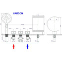 Смеситель Royal Bath Hardon RB611 на борт ванны