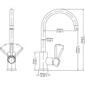 Смеситель Seaman Eco Koblenz SSN-2060 для кухонной мойки