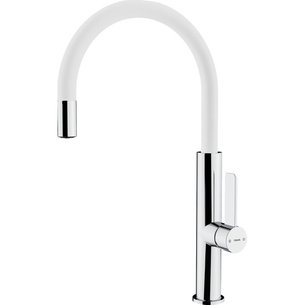 Смеситель TEKA Kitchen FOT 995 WHITE для кухонной мойки