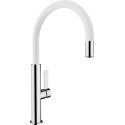 Смеситель TEKA Kitchen FOT 995 WHITE для кухонной мойки