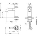 Смеситель Timo Arisa 5361/03F для раковины