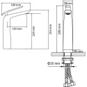 Смеситель Timo Olivia 3111/00F для раковины