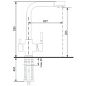 Смеситель Ulgran U-016 307 терракотовый, для кухонной мойки