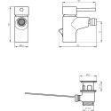 Смеситель Veragio Largenta VR.LGT-1820.CR для биде