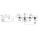 Смеситель Villeroy & Boch Classic TVT10100100061 на борт ванны