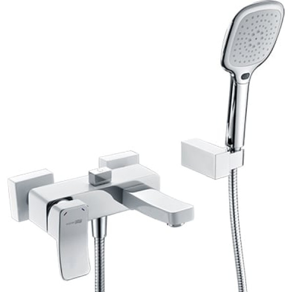 Смеситель Wasserkraft Aller 1061WHITE для ванны с душем
