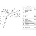 Смеситель Wasserkraft Aller 1061WHITE для ванны с душем