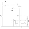 Смеситель Zorg Inox SZR-7039 BR/GRAFIT для кухонной мойки, бронза, графит