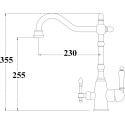 Смеситель Zorg Sanitary ZR 312 YF-33 для кухонной мойки