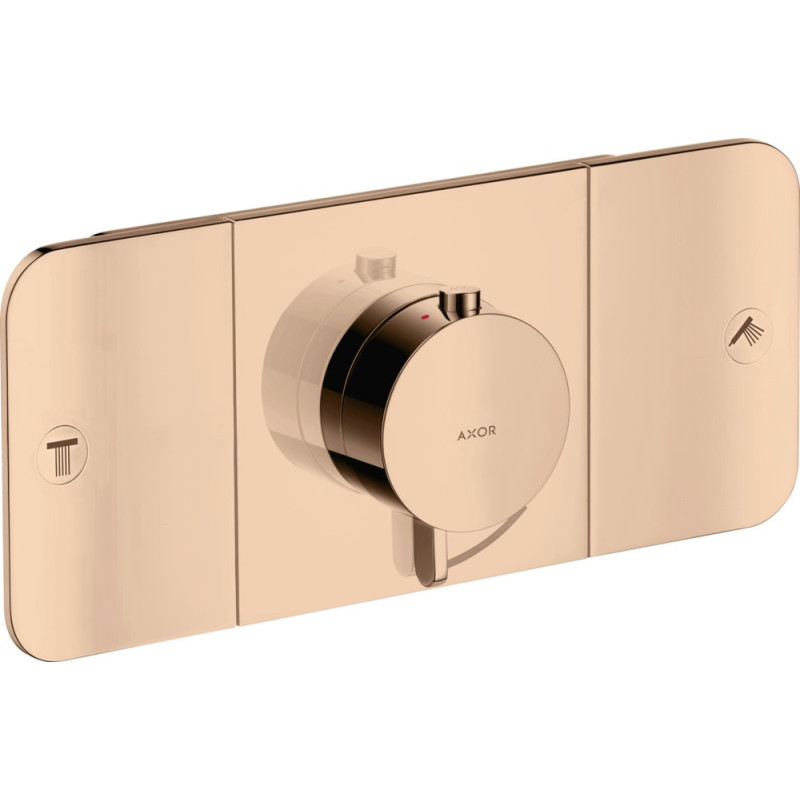Термостат Axor One 45712300 для душа, полированное красное золото