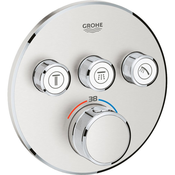 Термостат Grohe Grohtherm SmartControl 29121DC0 для душа, суперсталь