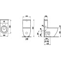 Унитаз-компакт Laufen Pro 8.2595.2.000.231.1, нижняя подводка