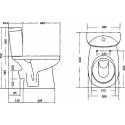 Унитаз-компакт Santek Анимо 1.WH30.2.134