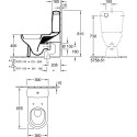 Унитаз-компакт Villeroy & Boch O.Novo 5658 1001 alpin