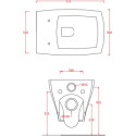 Унитаз подвесной ArtCeram Jazz JZV001 белый матовый