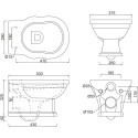 Унитаз подвесной BelBagno Boheme BB115CH