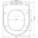 Унитаз подвесной Berges Wasserhaus Ego Rimless 082122 с микролифтом