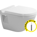 Унитаз подвесной Duravit Starck 3 2201090000 + ершик