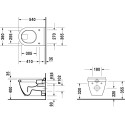 Унитаз подвесной Duravit Starck 3 2201090000 + ершик