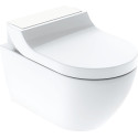 Унитаз подвесной Geberit AquaClean Tuma Comfort 146.294.SI.1 вставка белое стекло