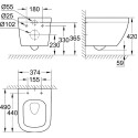Унитаз подвесной Grohe Euro Ceramic 3920600H компактный