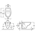 Унитаз подвесной Jacob Delafon Patio EDV102-00 безободковый