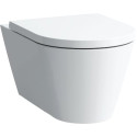 Унитаз подвесной Laufen Kartell by Laufen безободковый, с микролифтом, белый матовый