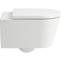 Унитаз подвесной Laufen Kartell by Laufen безободковый, с микролифтом, белый матовый