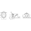 Унитаз подвесной VitrA Istanbul 4518B403-0075