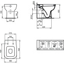Унитаз приставной Ideal Standard Esedra T281201