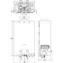 Водонагреватель Zanussi Fonte Glass GWH 10 Fregio