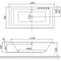 Акриловая ванна Excellent Crown Grand 190x90