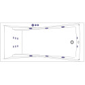 Акриловая ванна Excellent Palace WAEX.PAL17.SMART 170x75