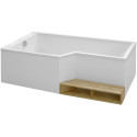 Акриловая ванна Jacob Delafon Bain-Douche Neo 170 L + слив-перелив