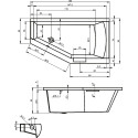 Акриловая ванна Riho Geta 160x90 L