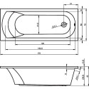 Акриловая ванна Riho Miami 170x70