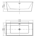 Акриловая ванна Swedbe Vita 8826