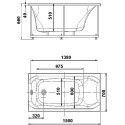 Акриловая ванна Акватек Альфа ALF150-0000038 150x70