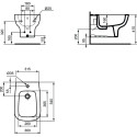 Биде подвесное Ideal Standard Esedra T281501
