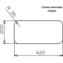 Дополнительная мойка Reginox Kansas 18x40 Small LUX L сталь