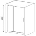 Душевая дверь в нишу Good Door Pandora WTW-110-C-CH