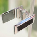 Душевая дверь в нишу GuteWetter Trend Door GK-862AP левая 103 см стекло бесцветное Two, профиль хром