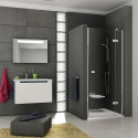 Душевая дверь в нишу Ravak Smartline 0SPAAA00Z1 R + средство для ванн и защитное средство
