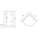 Душевая кабина Grossman GR170 100x100 см