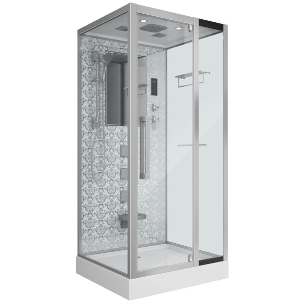 Душевая кабина Niagara Lux 7714W хром, металлик