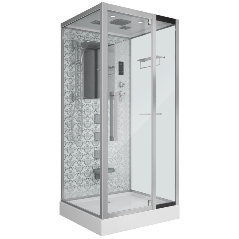 Душевая кабина Niagara Lux 7714W хром, металлик